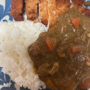 ボリューム満点★薄切りロースカツカレー